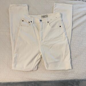 Abercrombie & Fitch Boot Cut High Rise Straight Jeans